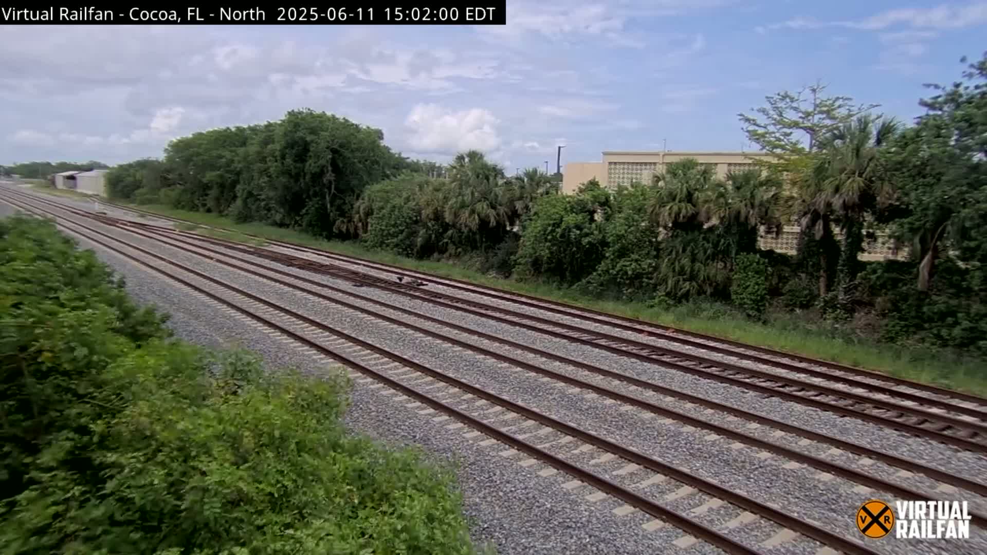 Cocoa, Florida East Coast Railway Brightline Live Cam - Cocoa, Brevard, Florida, USA