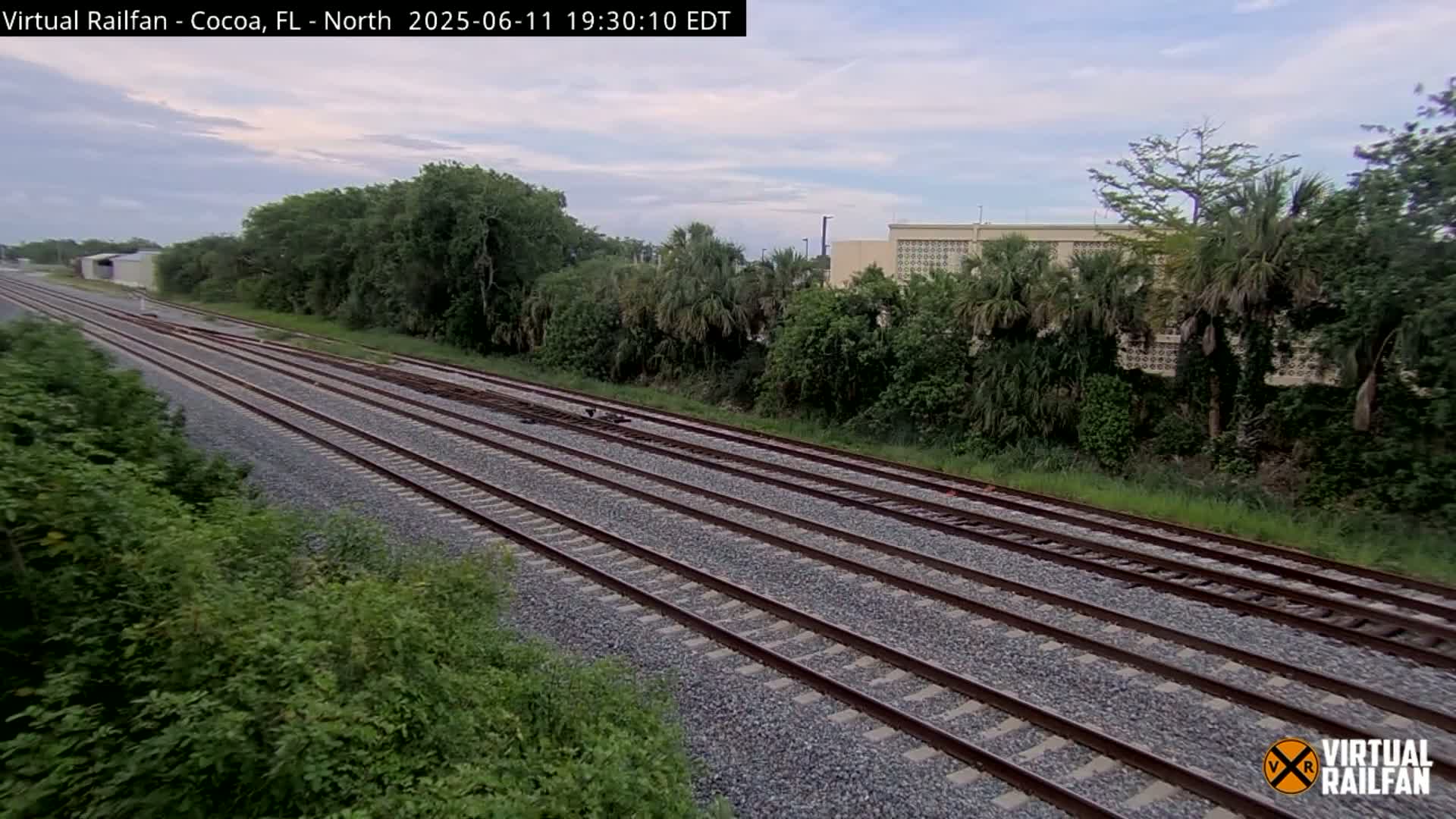 Cocoa, Florida East Coast Railway Brightline Live Cam - Cocoa, Brevard, Florida, USA