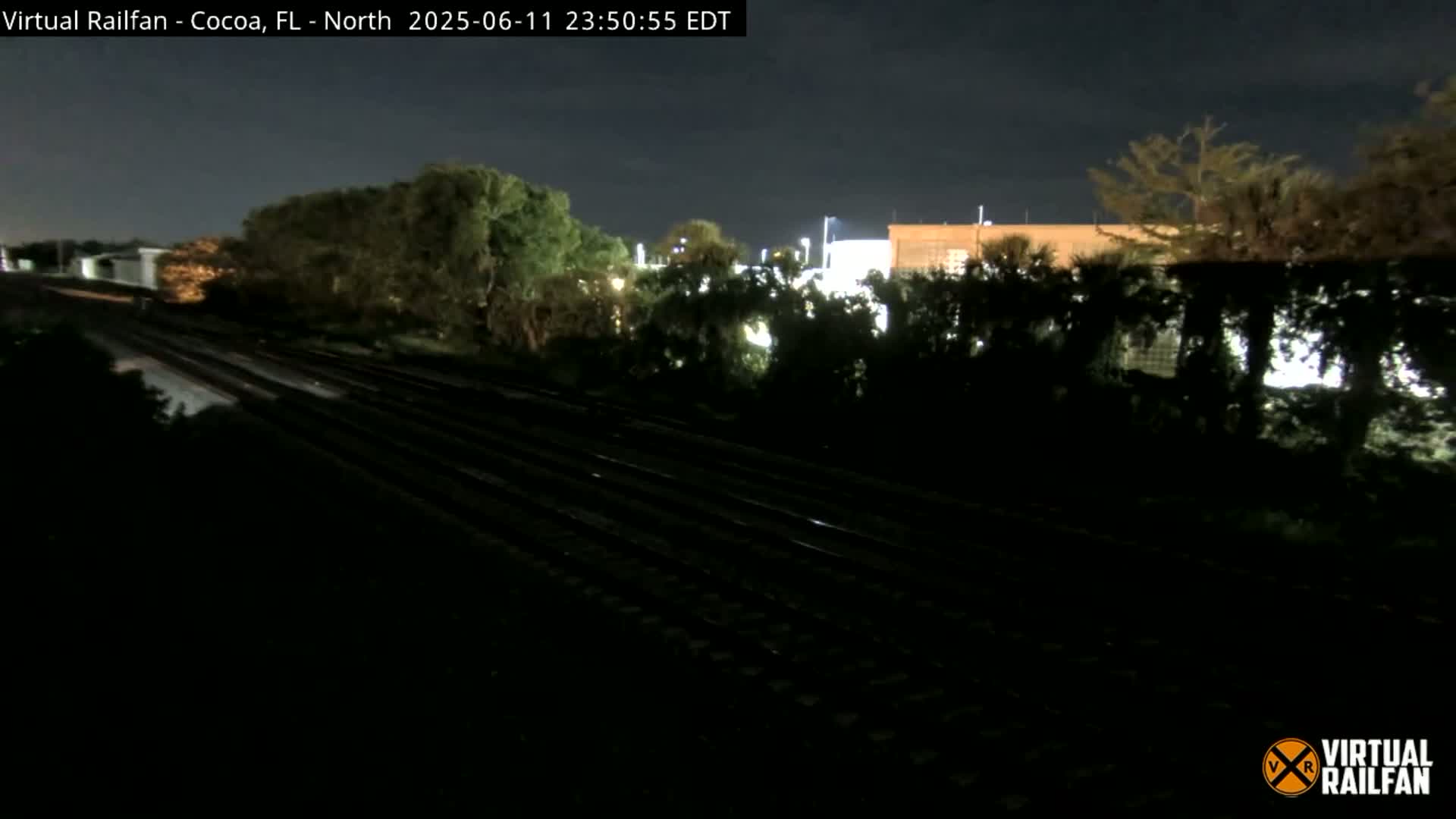 Cocoa, Florida East Coast Railway Brightline Live Cam - Cocoa, Brevard, Florida, USA