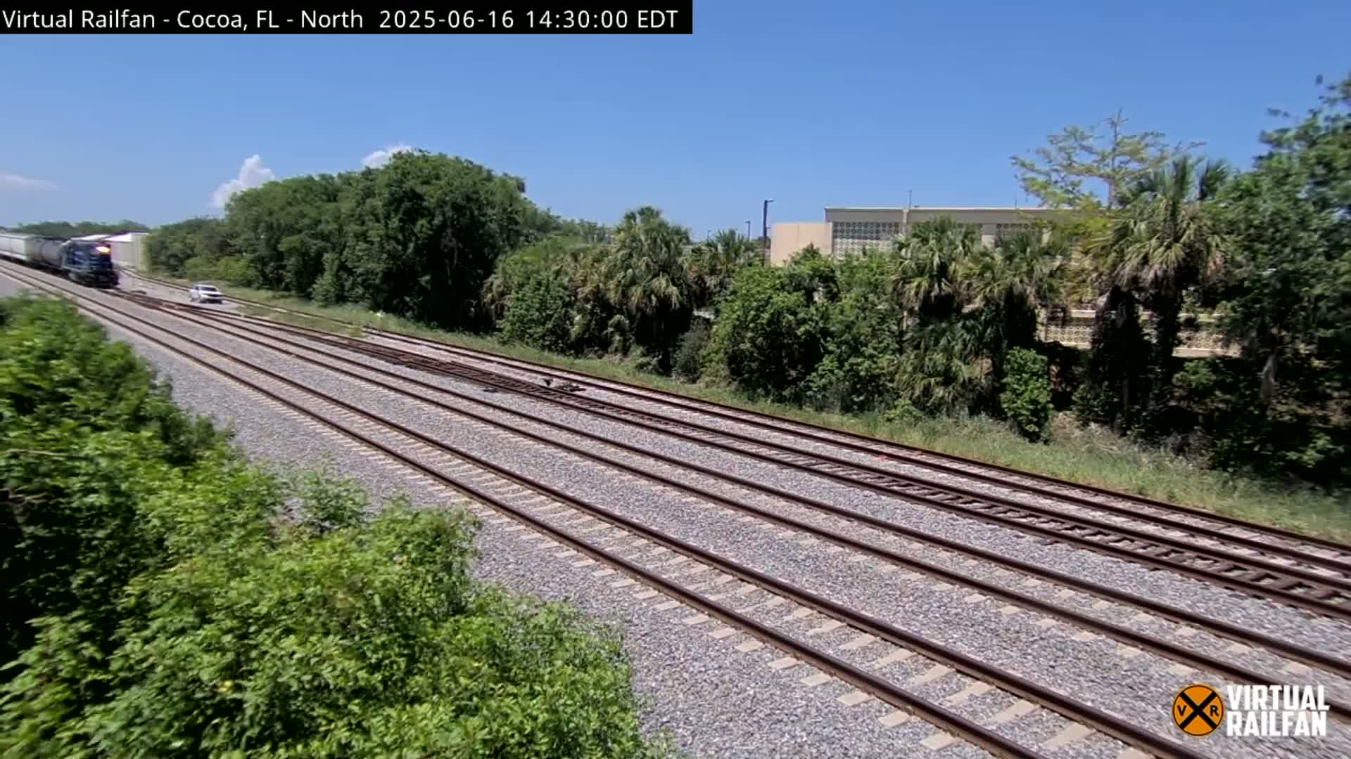 Cocoa, Florida East Coast Railway Brightline Live Cam - Cocoa, Brevard, Florida, USA