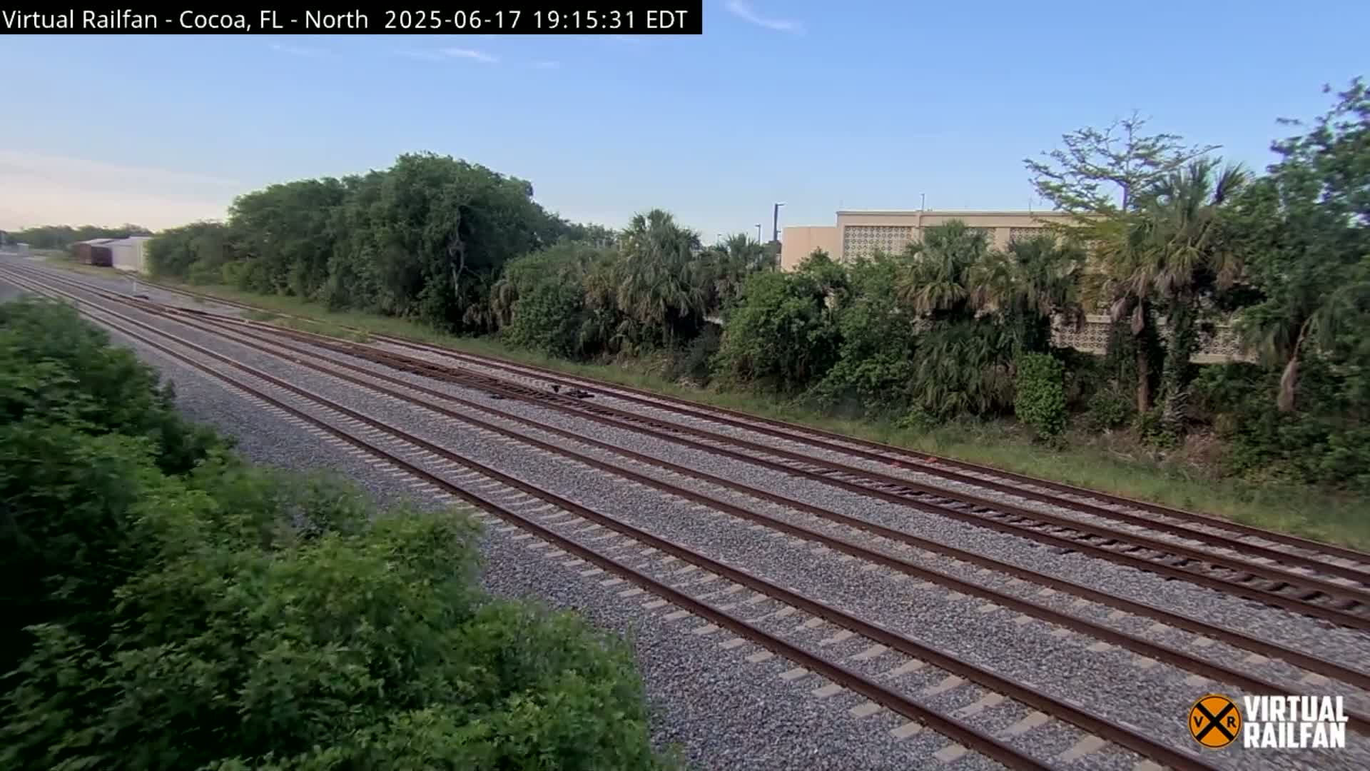Cocoa, Florida East Coast Railway Brightline Live Cam - Cocoa, Brevard, Florida, USA