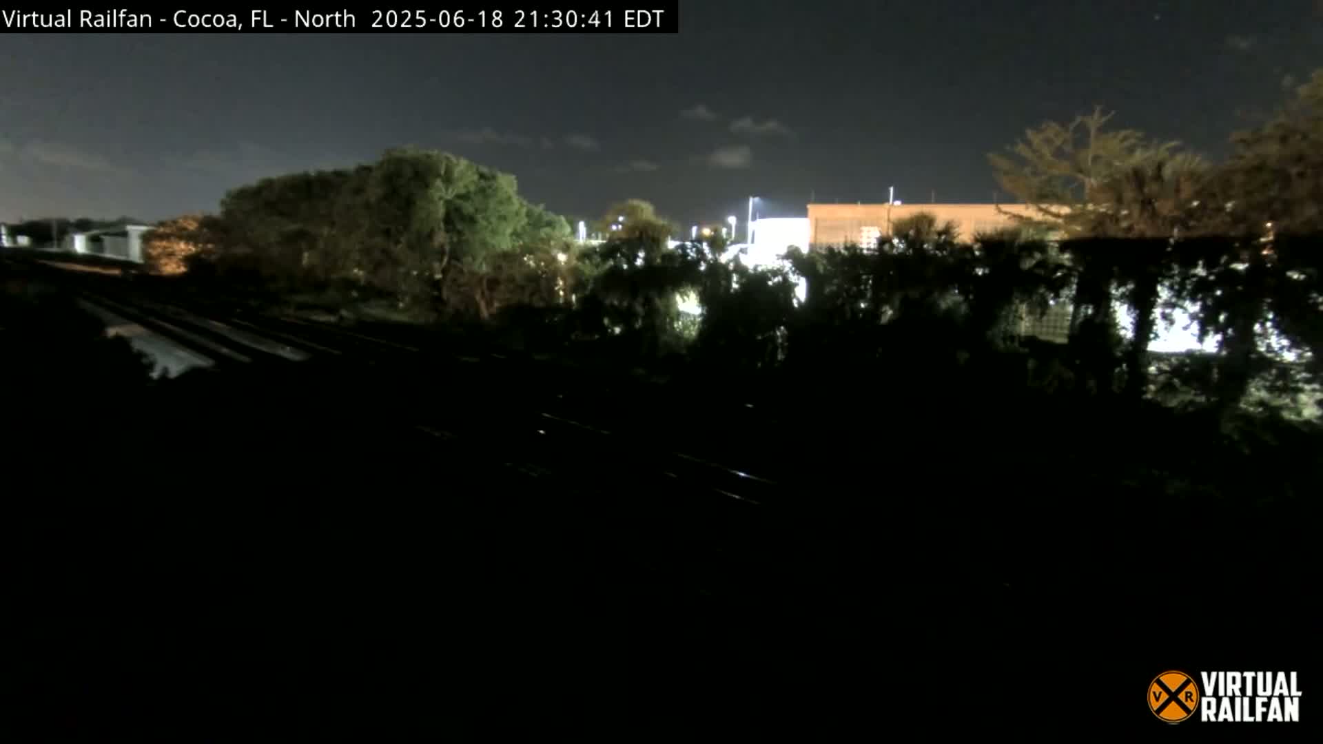 Cocoa, Florida East Coast Railway Brightline Live Cam - Cocoa, Brevard, Florida, USA