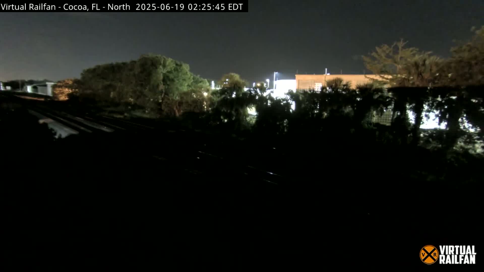 Cocoa, Florida East Coast Railway Brightline Live Cam - Cocoa, Brevard, Florida, USA