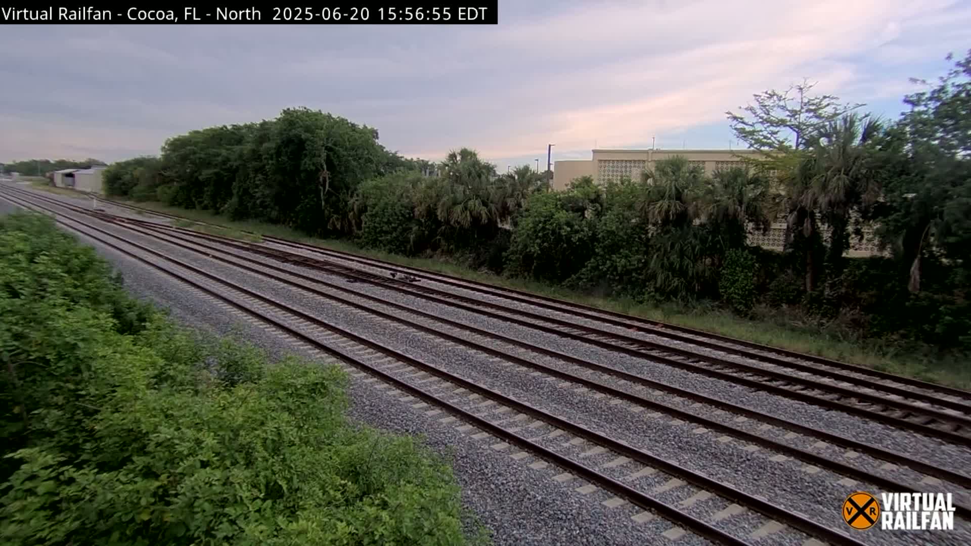 Cocoa, Florida East Coast Railway Brightline Live Cam - Cocoa, Brevard, Florida, USA