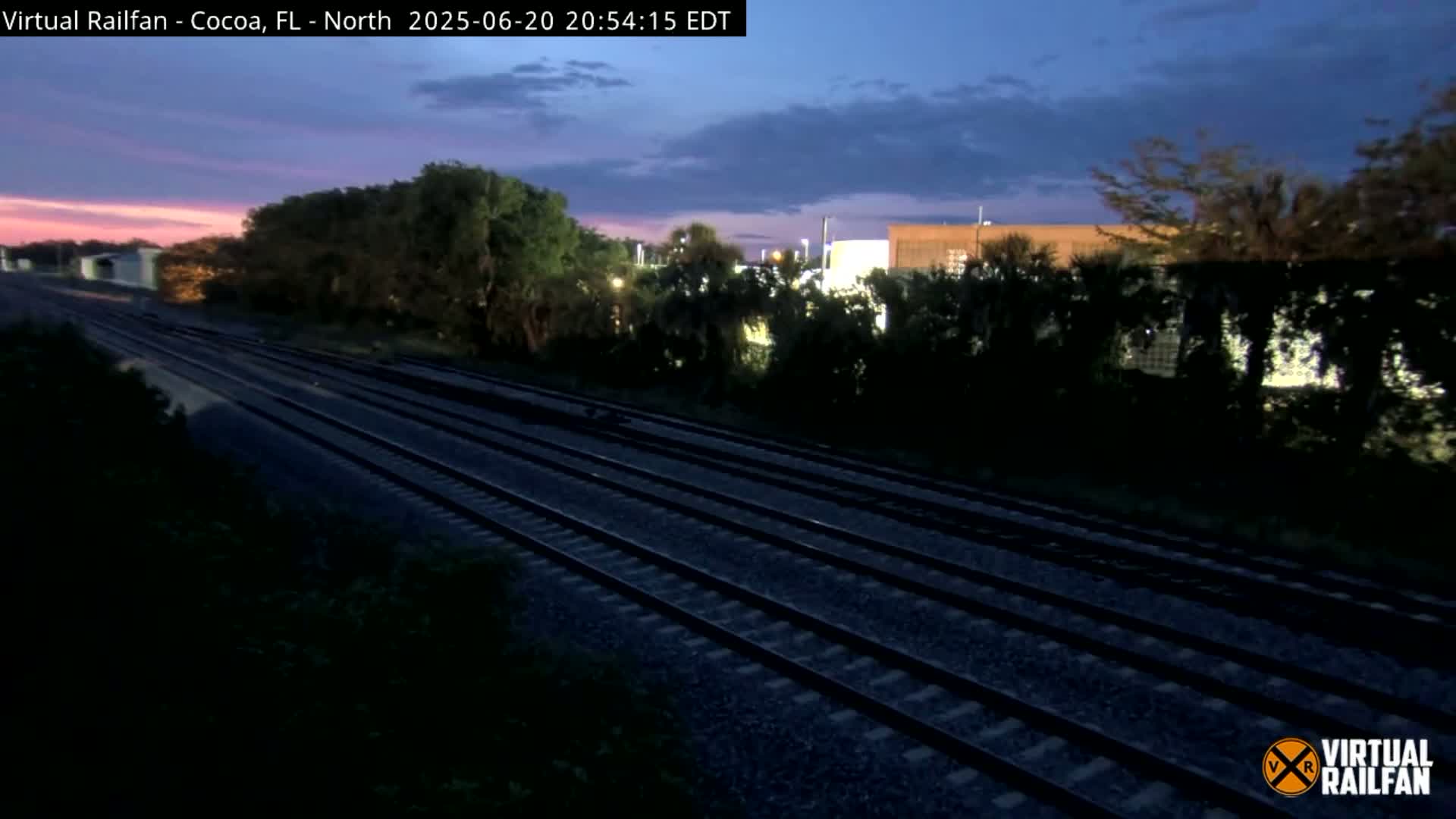 Cocoa, Florida East Coast Railway Brightline Live Cam - Cocoa, Brevard, Florida, USA
