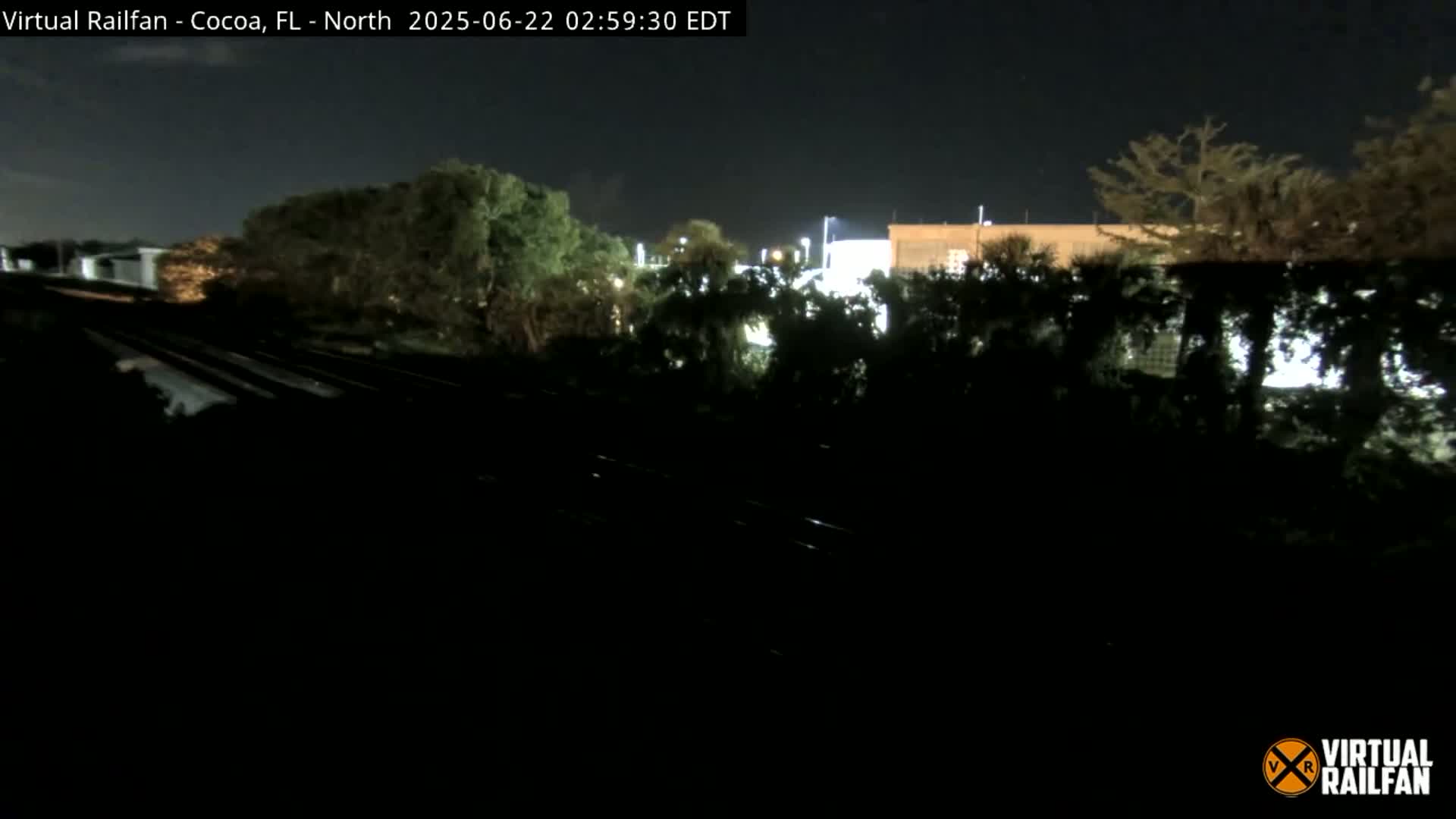 Cocoa, Florida East Coast Railway Brightline Live Cam - Cocoa, Brevard, Florida, USA