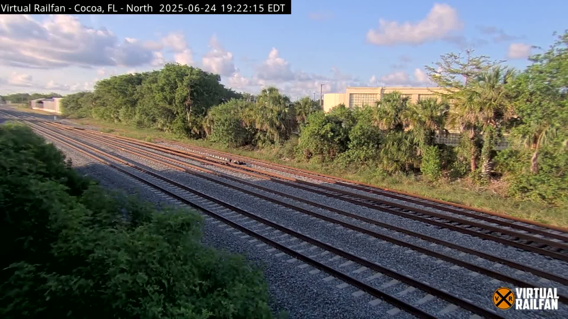 Cocoa, Florida East Coast Railway Brightline Live Cam - Cocoa, Brevard, Florida, USA