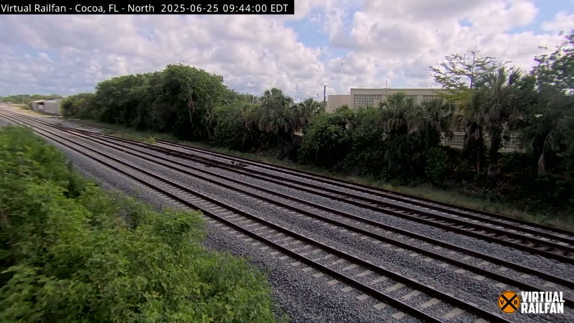 Cocoa, Florida East Coast Railway Brightline Live Cam - Cocoa, Brevard, Florida, USA
