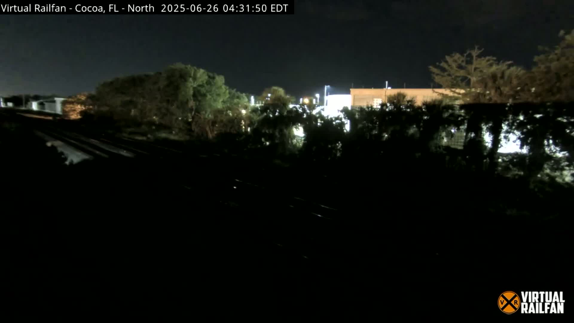 Cocoa, Florida East Coast Railway Brightline Live Cam - Cocoa, Brevard, Florida, USA