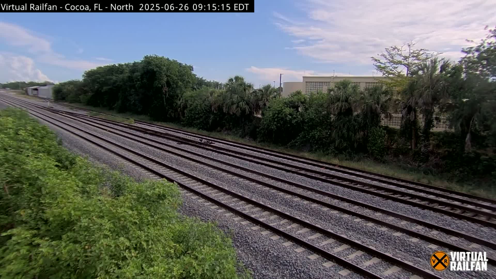 Cocoa, Florida East Coast Railway Brightline Live Cam - Cocoa, Brevard, Florida, USA