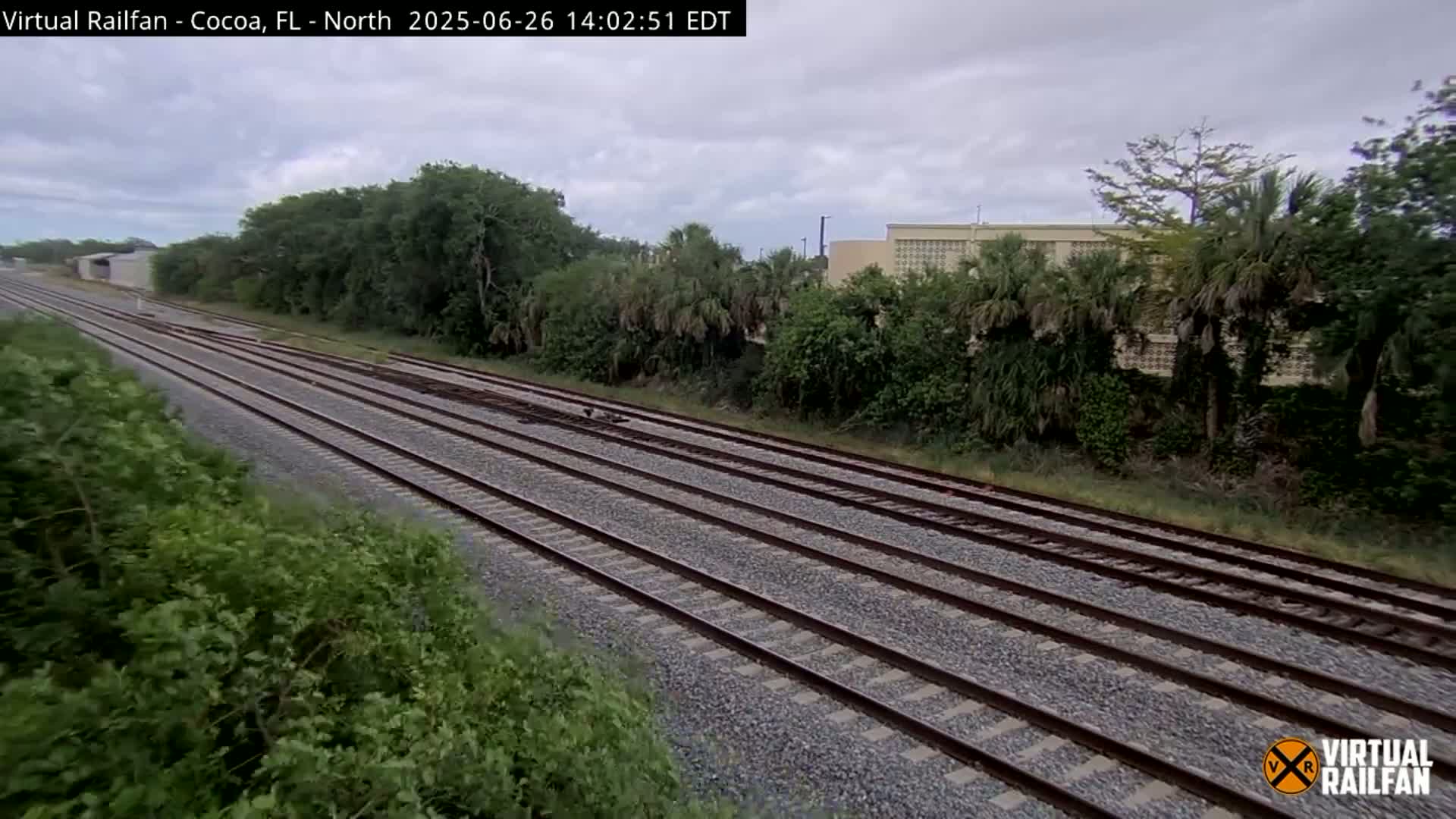 Cocoa, Florida East Coast Railway Brightline Live Cam - Cocoa, Brevard, Florida, USA