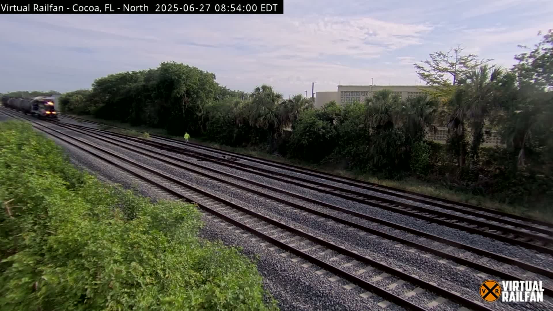 Cocoa, Florida East Coast Railway Brightline Live Cam - Cocoa, Brevard, Florida, USA