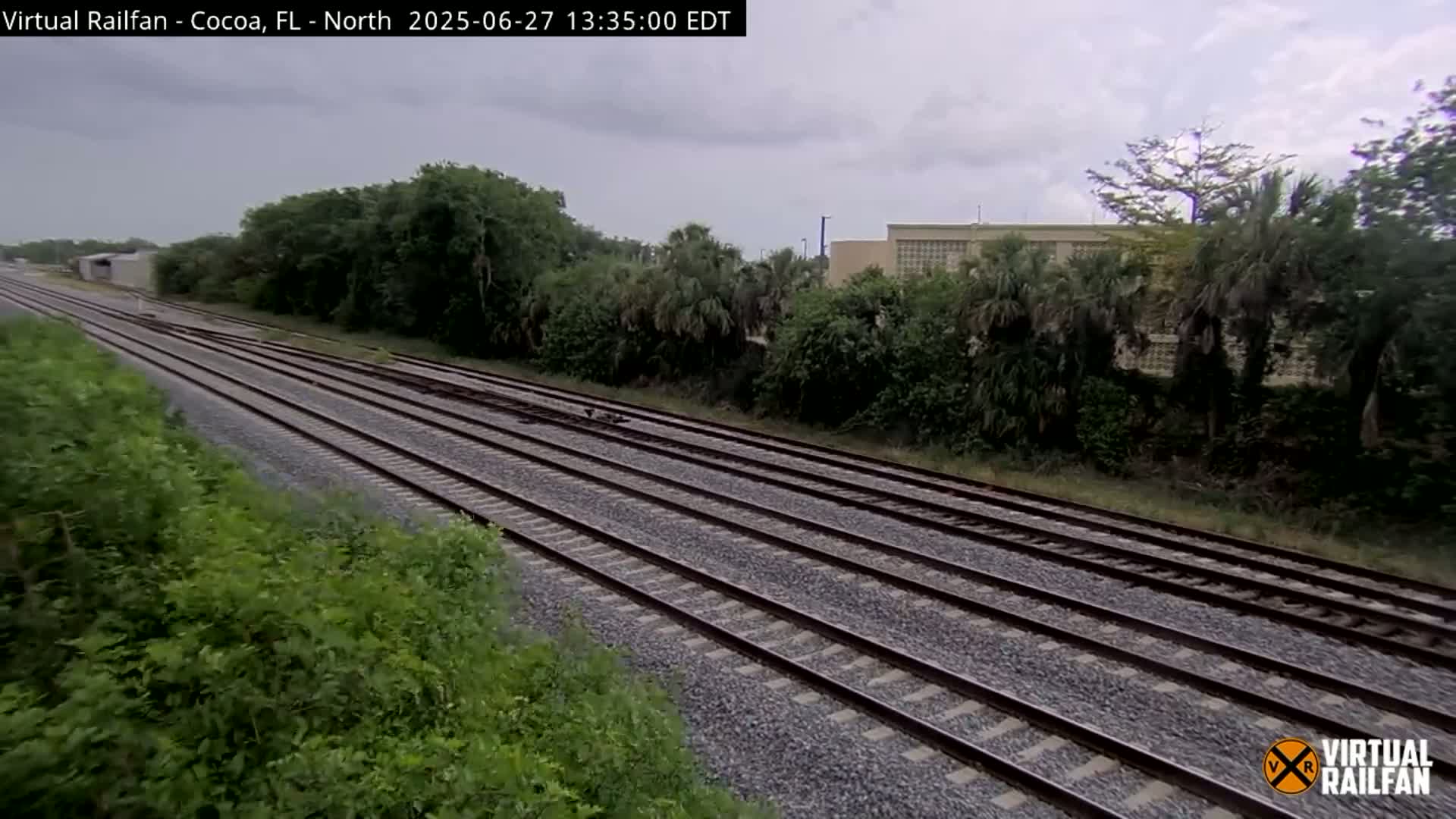 Cocoa, Florida East Coast Railway Brightline Live Cam - Cocoa, Brevard, Florida, USA