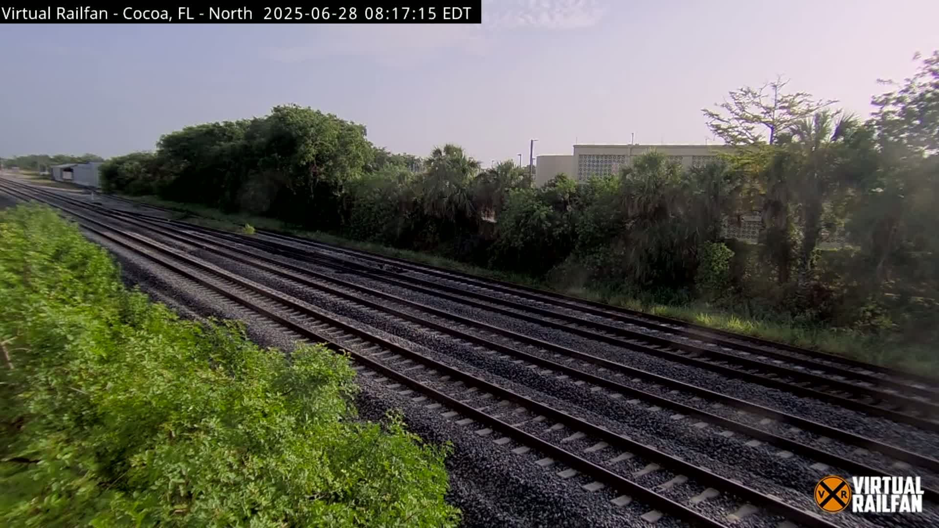 Cocoa, Florida East Coast Railway Brightline Live Cam - Cocoa, Brevard, Florida, USA