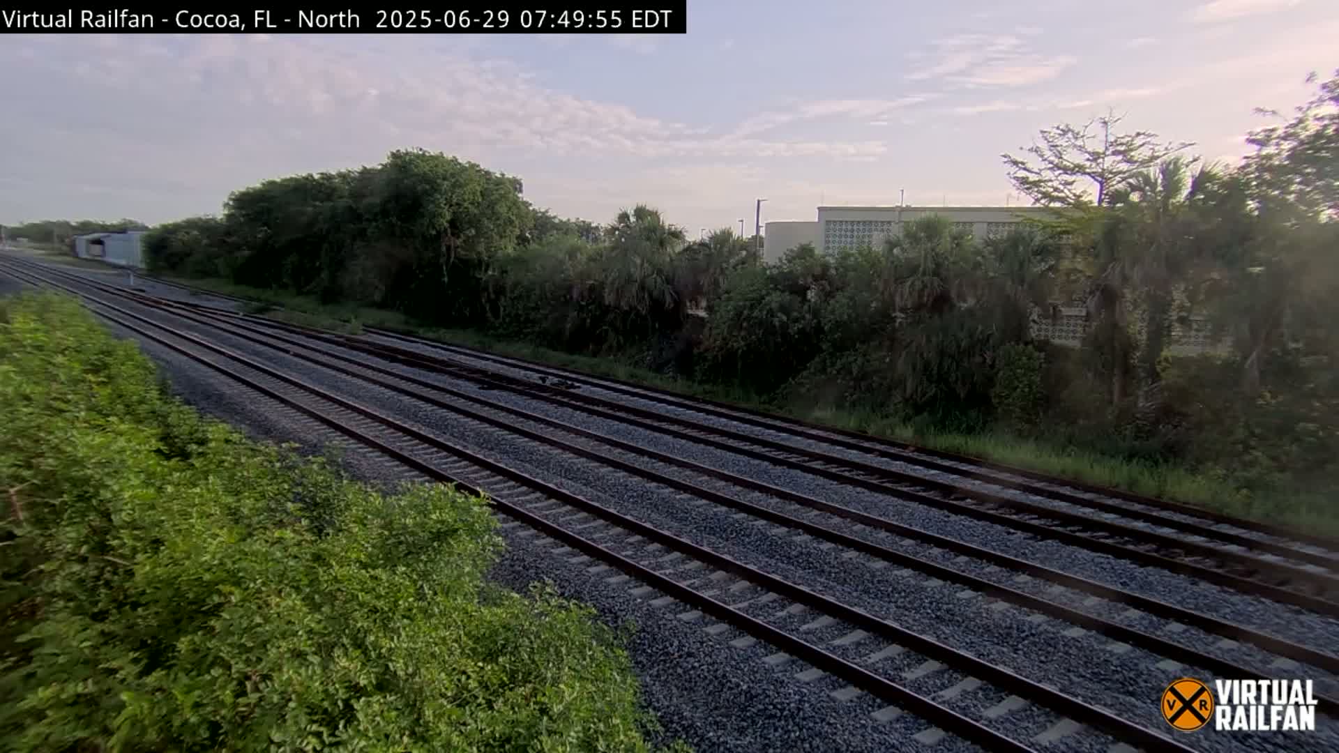 Cocoa, Florida East Coast Railway Brightline Live Cam - Cocoa, Brevard, Florida, USA