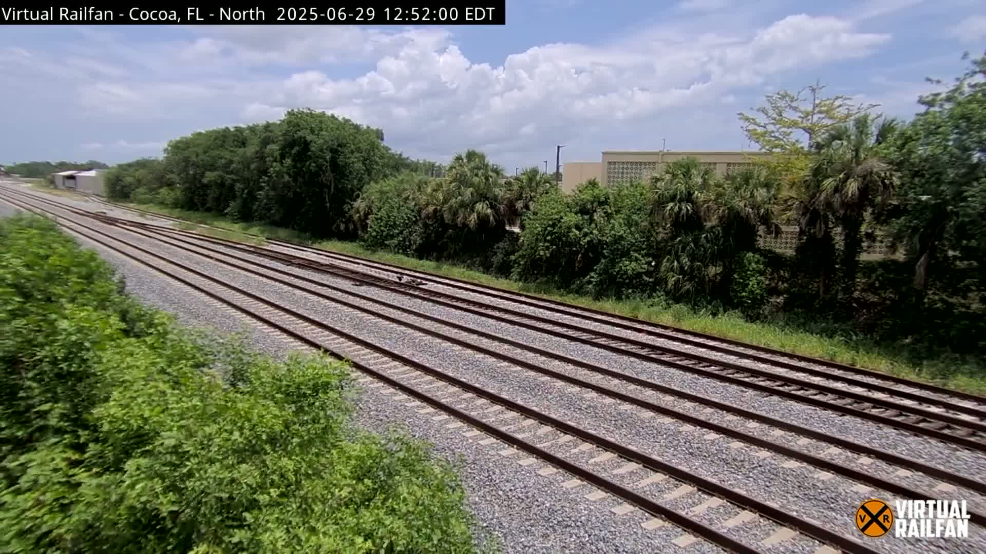 Cocoa, Florida East Coast Railway Brightline Live Cam - Cocoa, Brevard, Florida, USA