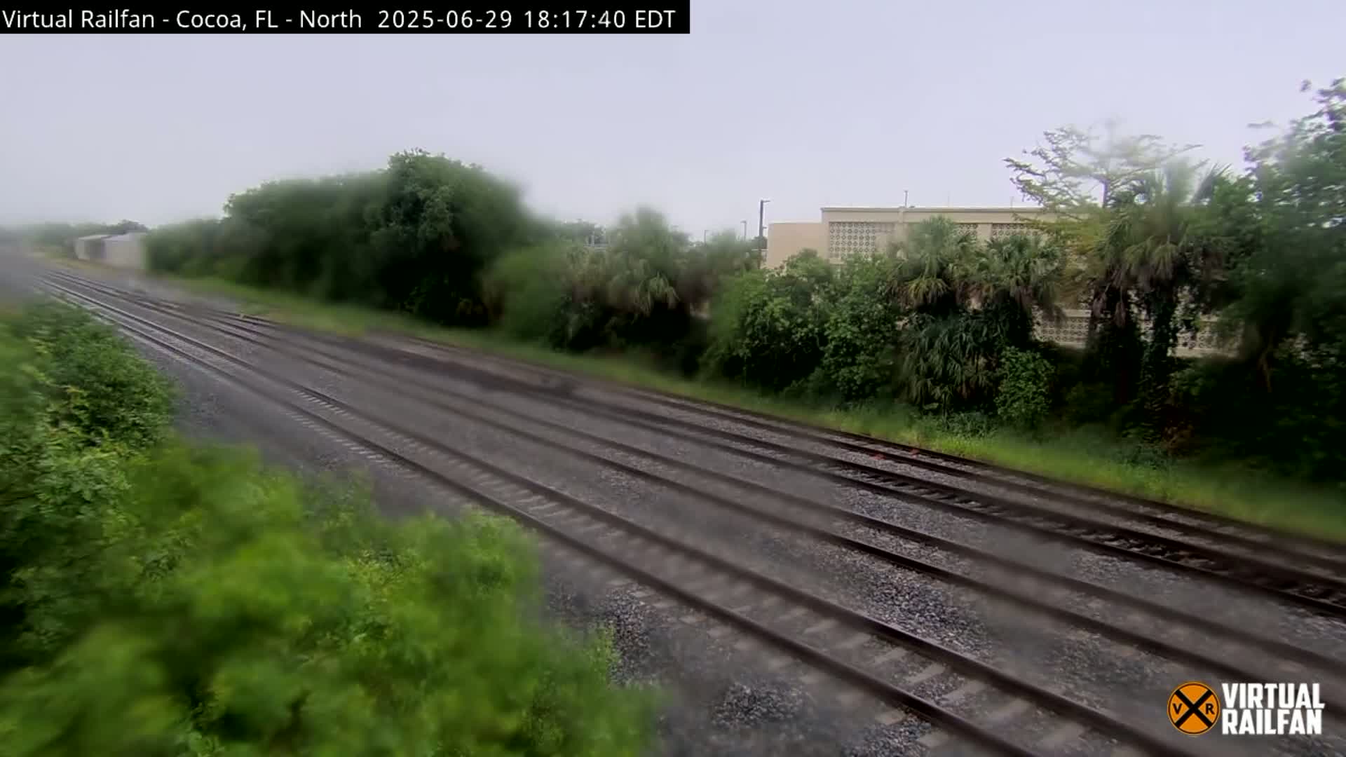 Cocoa, Florida East Coast Railway Brightline Live Cam - Cocoa, Brevard, Florida, USA