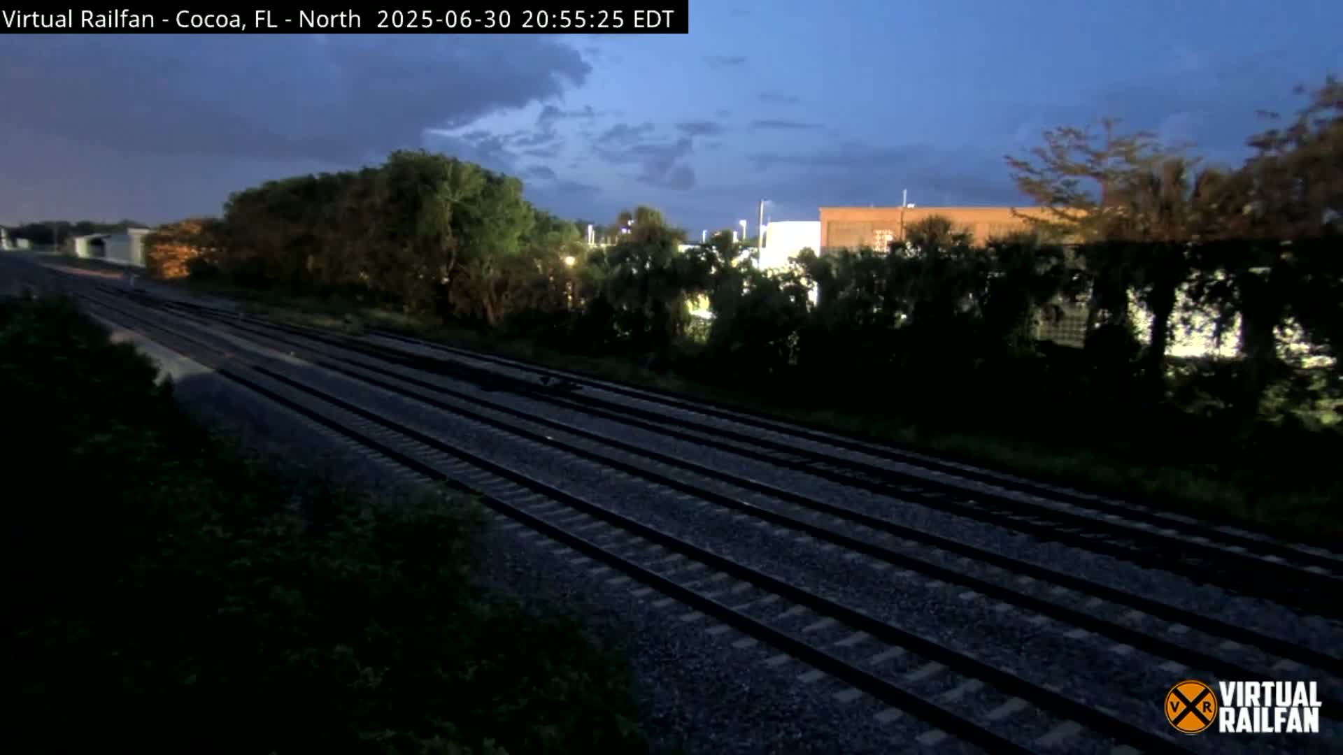 Cocoa, Florida East Coast Railway Brightline Live Cam - Cocoa, Brevard, Florida, USA