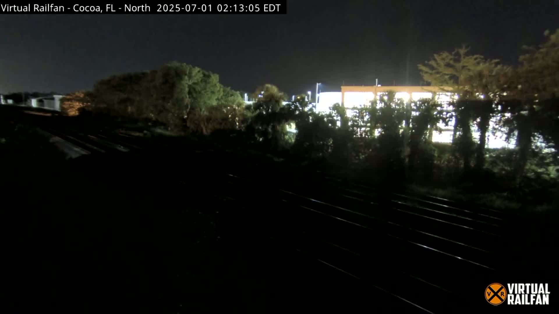 Cocoa, Florida East Coast Railway Brightline Live Cam - Cocoa, Brevard, Florida, USA