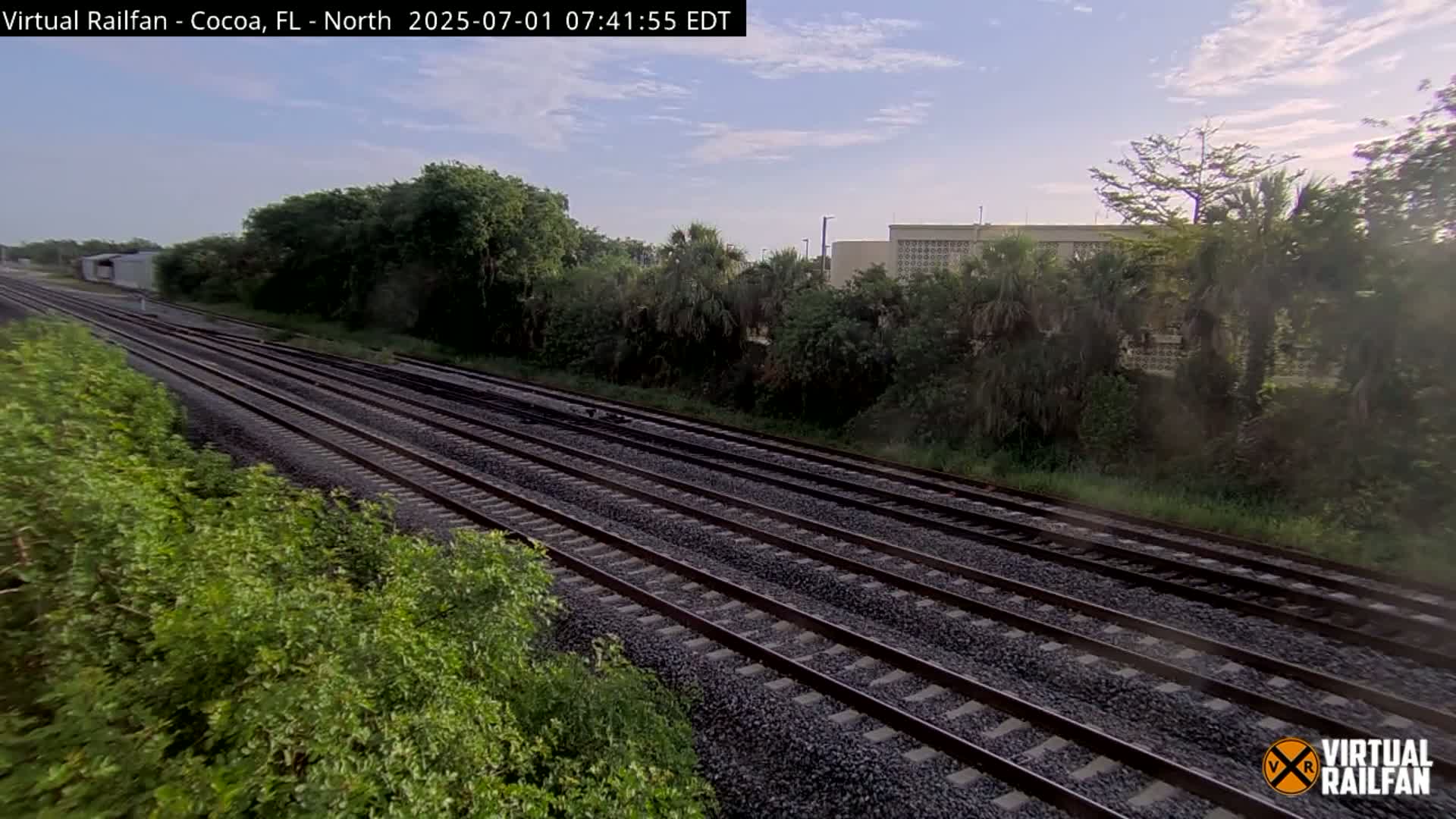 Cocoa, Florida East Coast Railway Brightline Live Cam - Cocoa, Brevard, Florida, USA