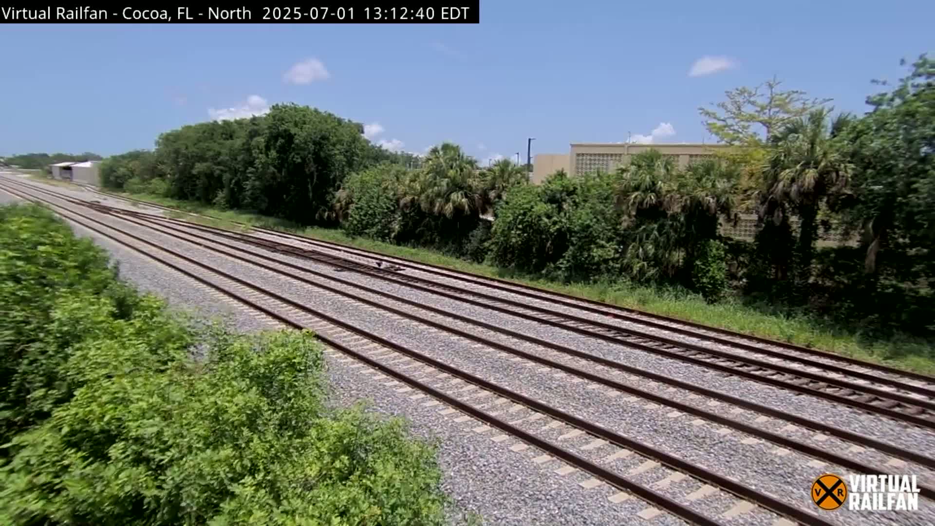 Cocoa, Florida East Coast Railway Brightline Live Cam - Cocoa, Brevard, Florida, USA