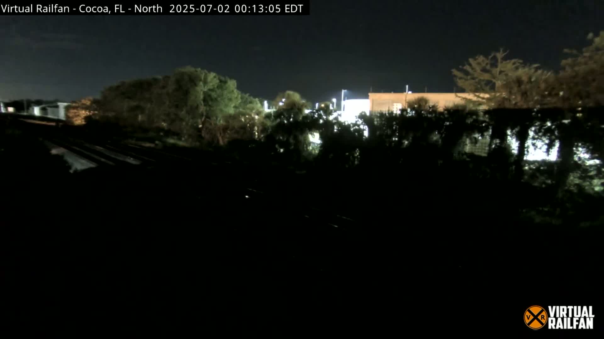 Cocoa, Florida East Coast Railway Brightline Live Cam - Cocoa, Brevard, Florida, USA