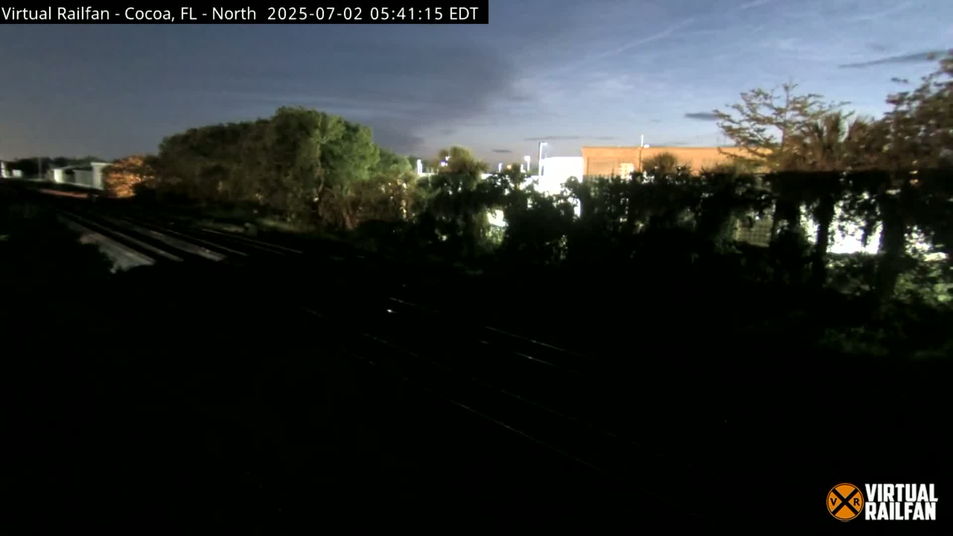 Cocoa, Florida East Coast Railway Brightline Live Cam - Cocoa, Brevard, Florida, USA