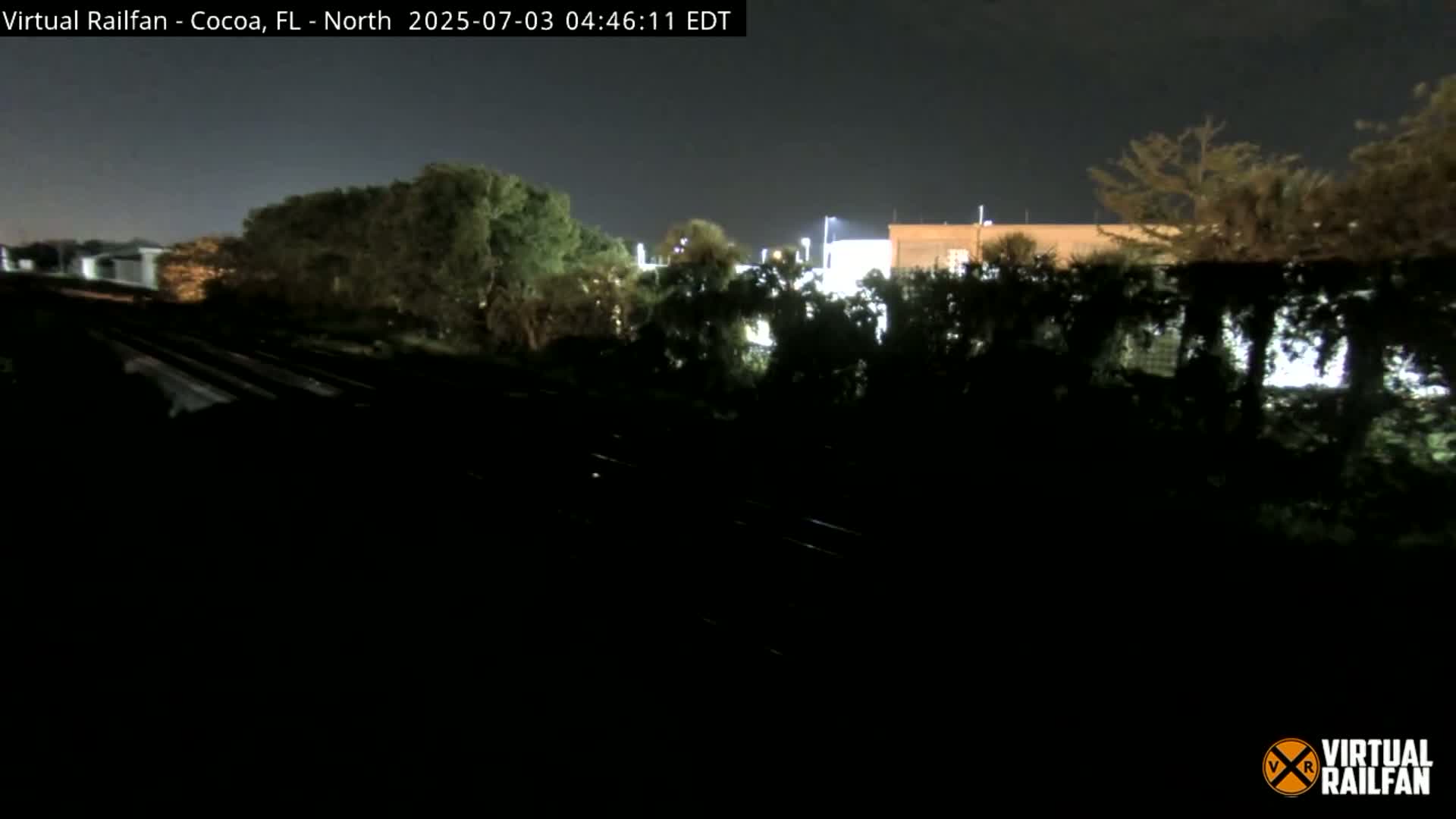 Cocoa, Florida East Coast Railway Brightline Live Cam - Cocoa, Brevard, Florida, USA