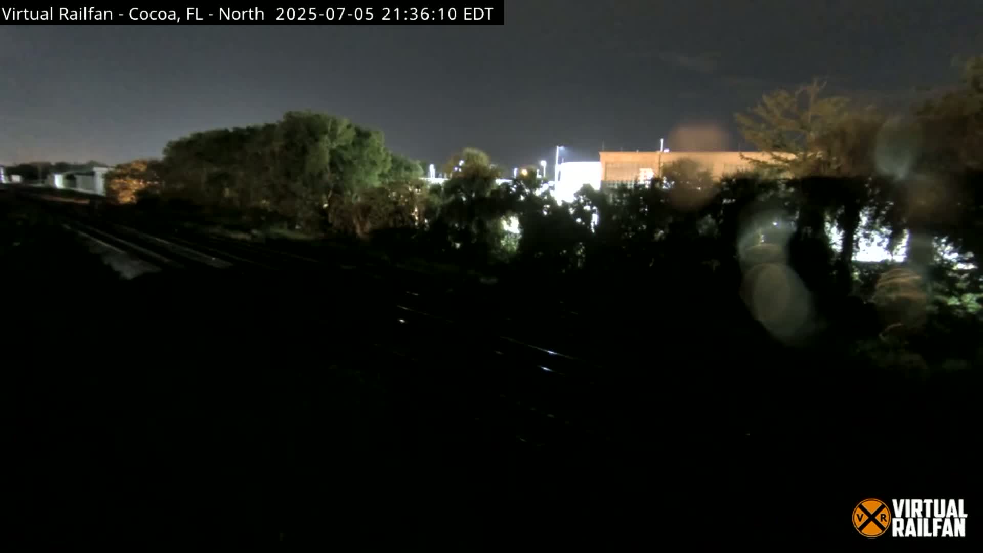 Cocoa, Florida East Coast Railway Brightline Live Cam - Cocoa, Brevard, Florida, USA