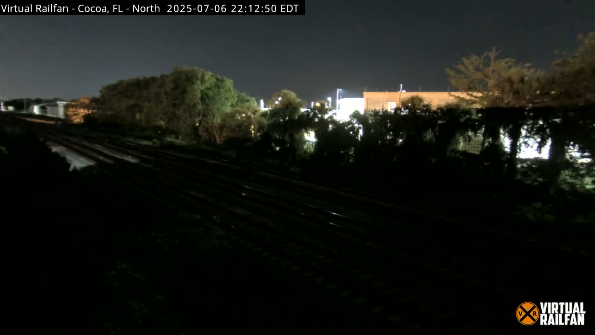 Cocoa, Florida East Coast Railway Brightline Live Cam - Cocoa, Brevard, Florida, USA