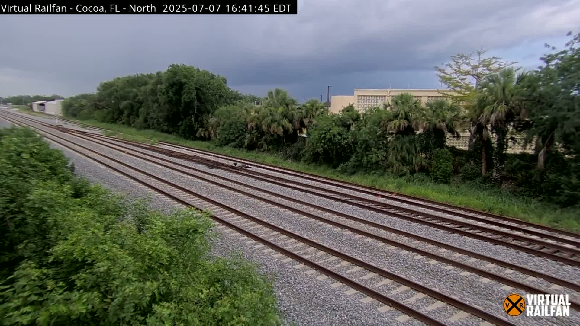Cocoa, Florida East Coast Railway Brightline Live Cam - Cocoa, Brevard, Florida, USA