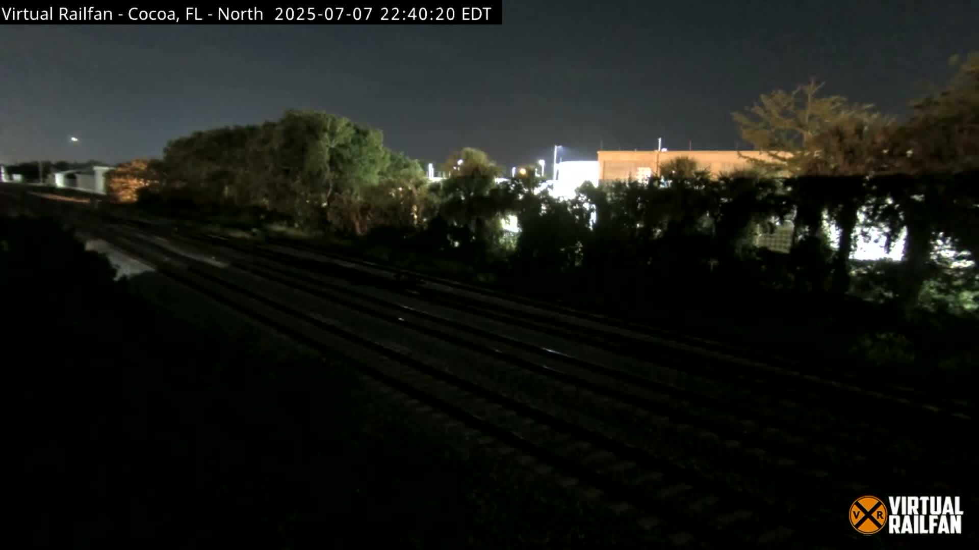 Cocoa, Florida East Coast Railway Brightline Live Cam - Cocoa, Brevard, Florida, USA