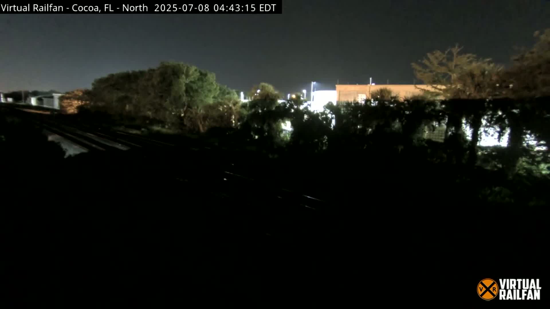 Cocoa, Florida East Coast Railway Brightline Live Cam - Cocoa, Brevard, Florida, USA