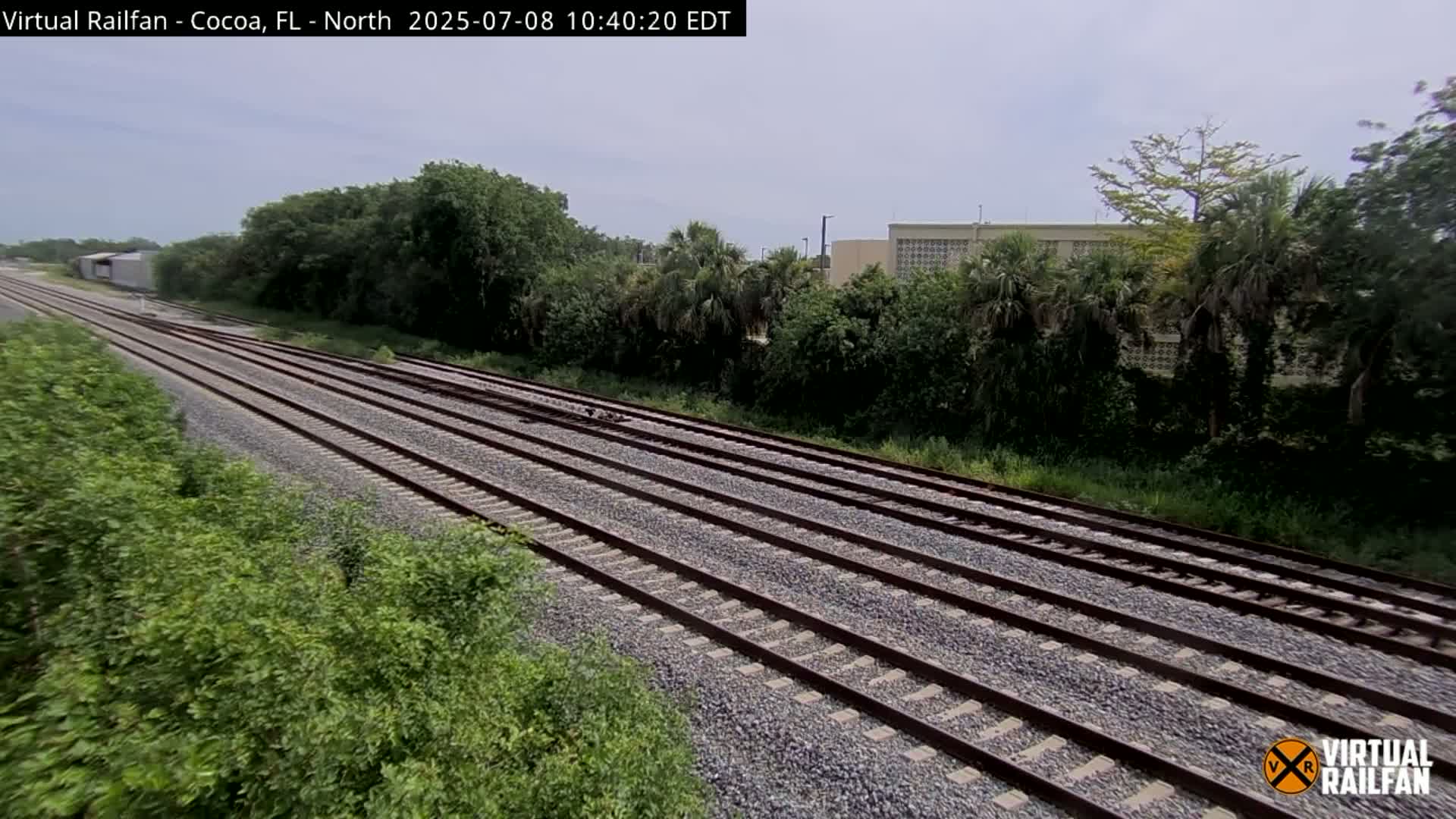 Cocoa, Florida East Coast Railway Brightline Live Cam - Cocoa, Brevard, Florida, USA