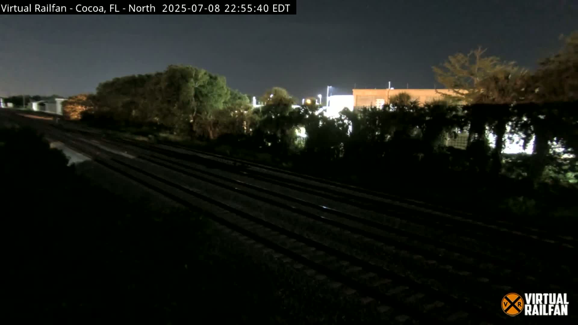 Cocoa, Florida East Coast Railway Brightline Live Cam - Cocoa, Brevard, Florida, USA
