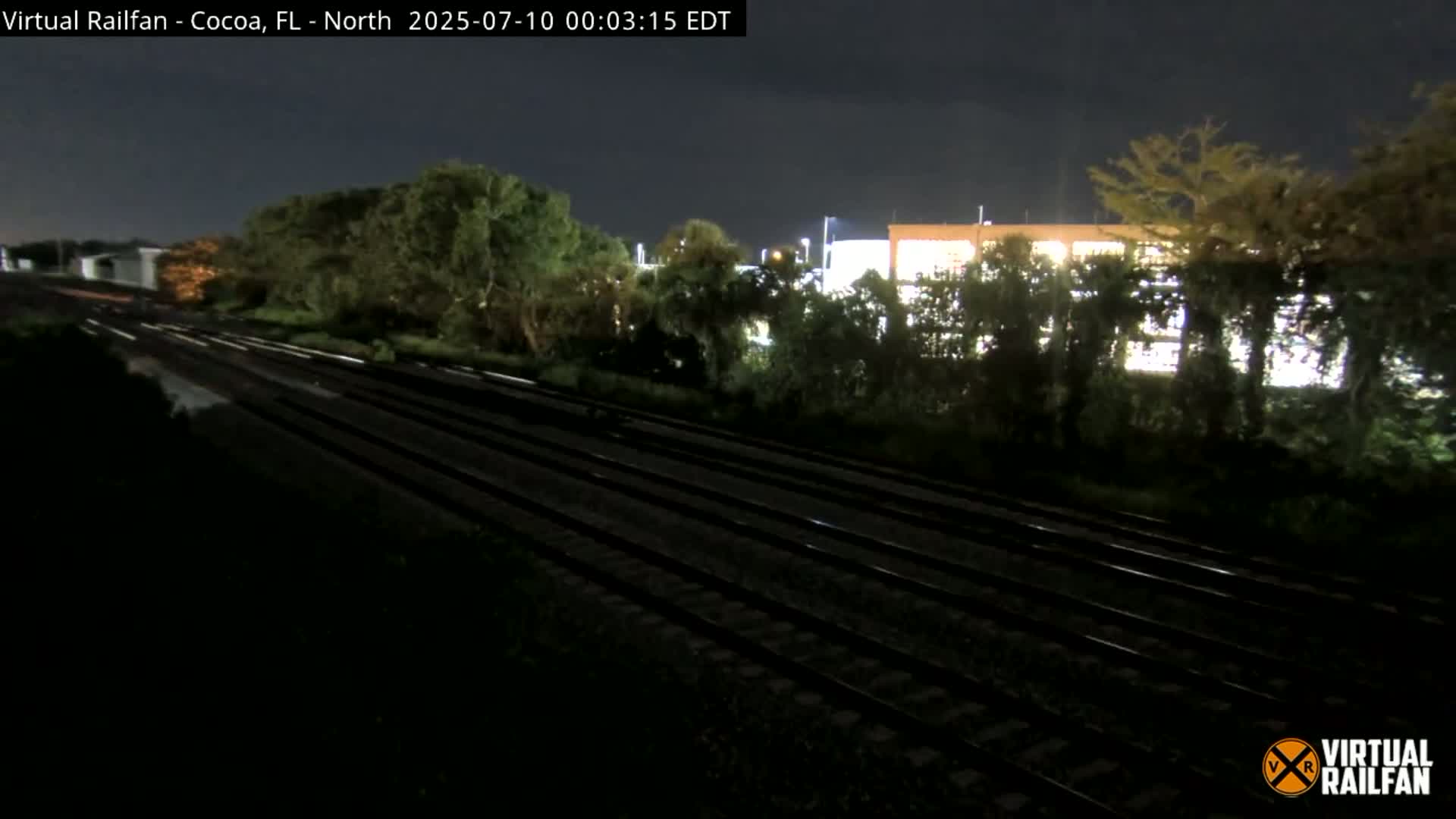 Cocoa, Florida East Coast Railway Brightline Live Cam - Cocoa, Brevard, Florida, USA