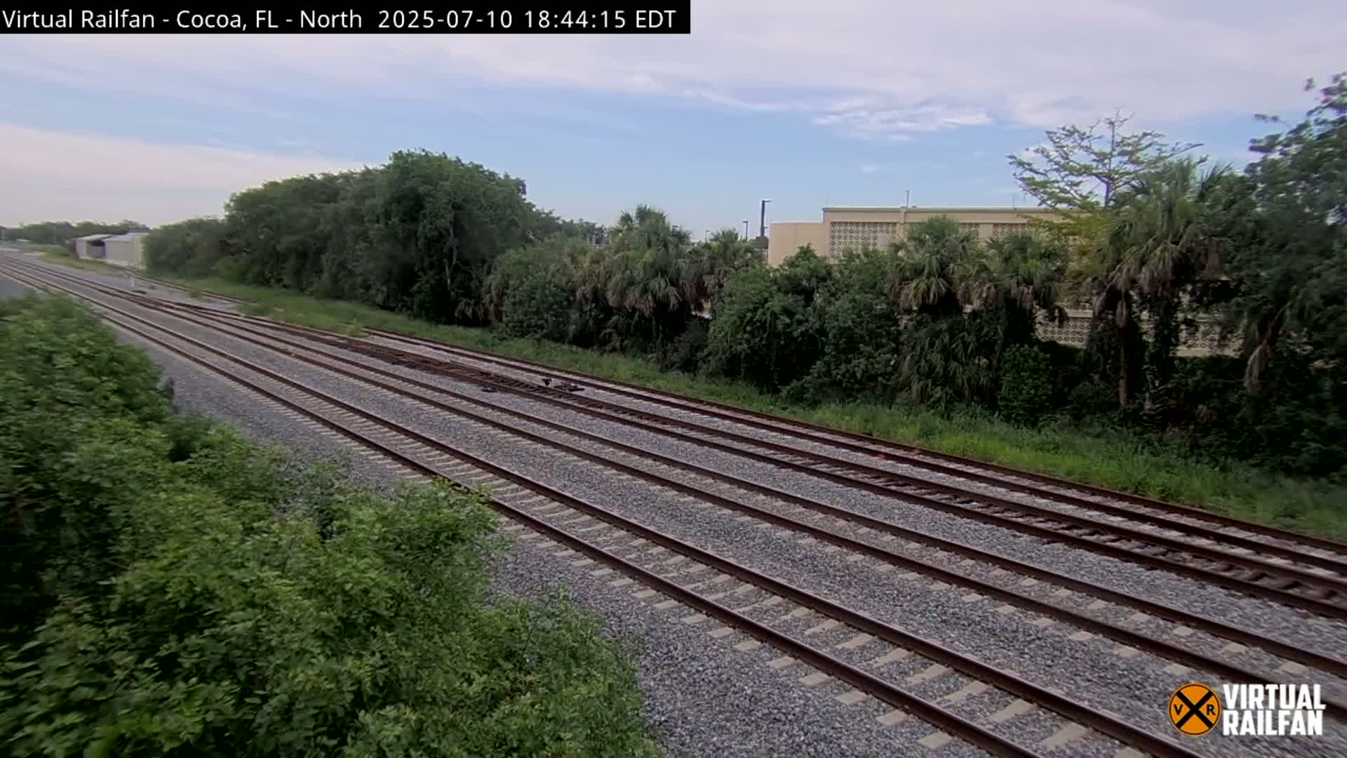 Cocoa, Florida East Coast Railway Brightline Live Cam - Cocoa, Brevard, Florida, USA