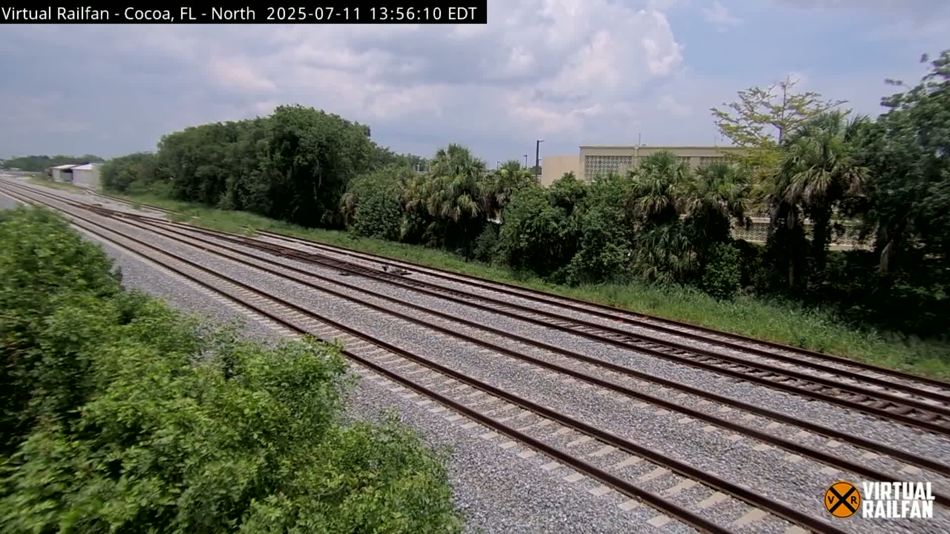 Cocoa, Florida East Coast Railway Brightline Live Cam - Cocoa, Brevard, Florida, USA