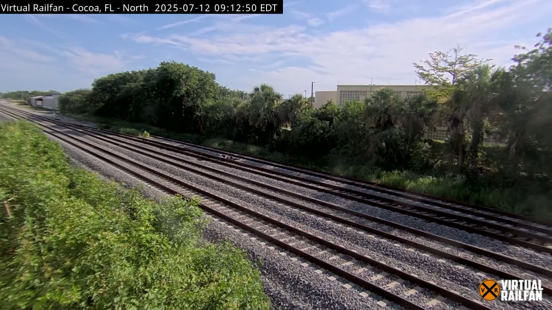 Cocoa, Florida East Coast Railway Brightline Live Cam - Cocoa, Brevard, Florida, USA