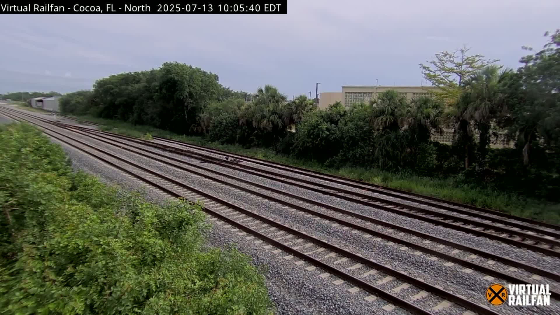 Cocoa, Florida East Coast Railway Brightline Live Cam - Cocoa, Brevard, Florida, USA