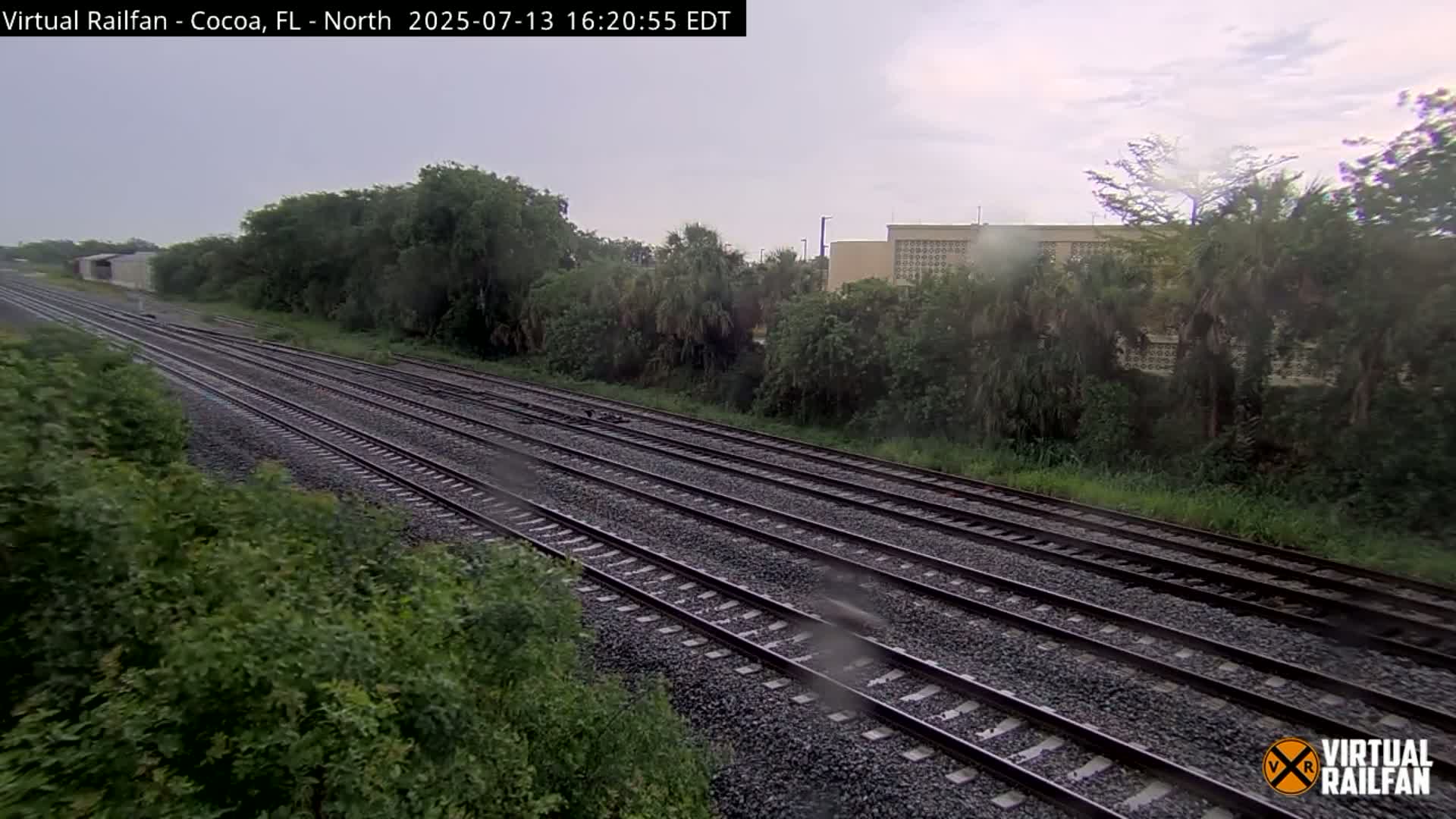 Cocoa, Florida East Coast Railway Brightline Live Cam - Cocoa, Brevard, Florida, USA
