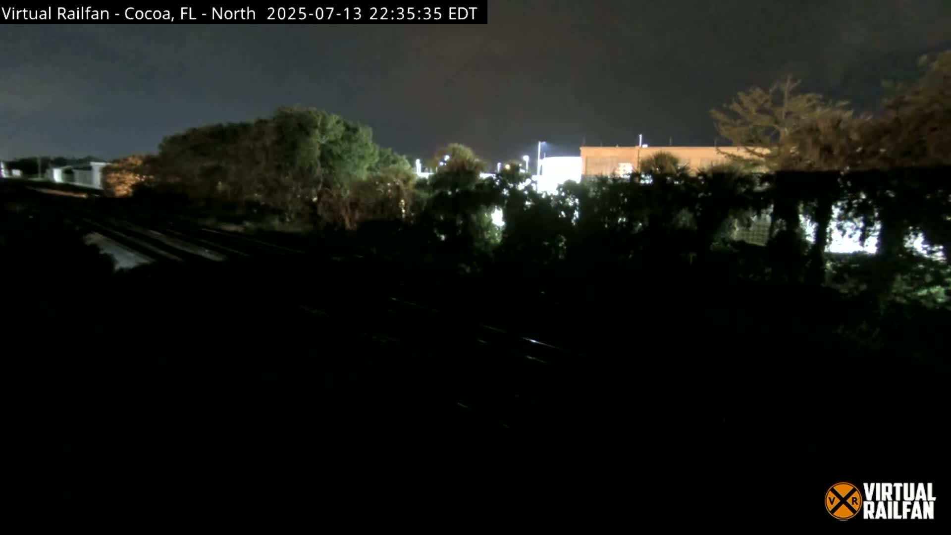 Cocoa, Florida East Coast Railway Brightline Live Cam - Cocoa, Brevard, Florida, USA