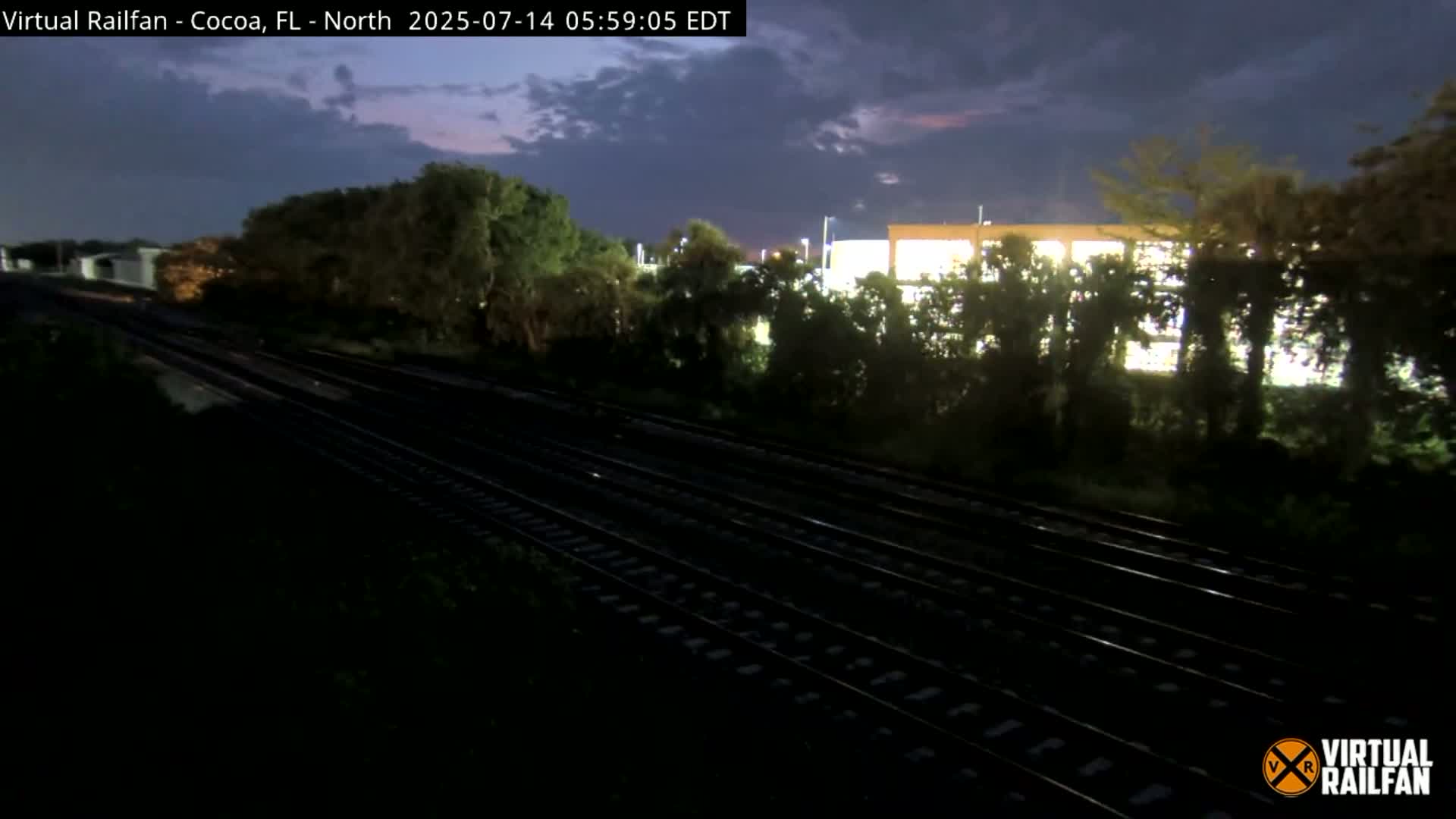 Cocoa, Florida East Coast Railway Brightline Live Cam - Cocoa, Brevard, Florida, USA