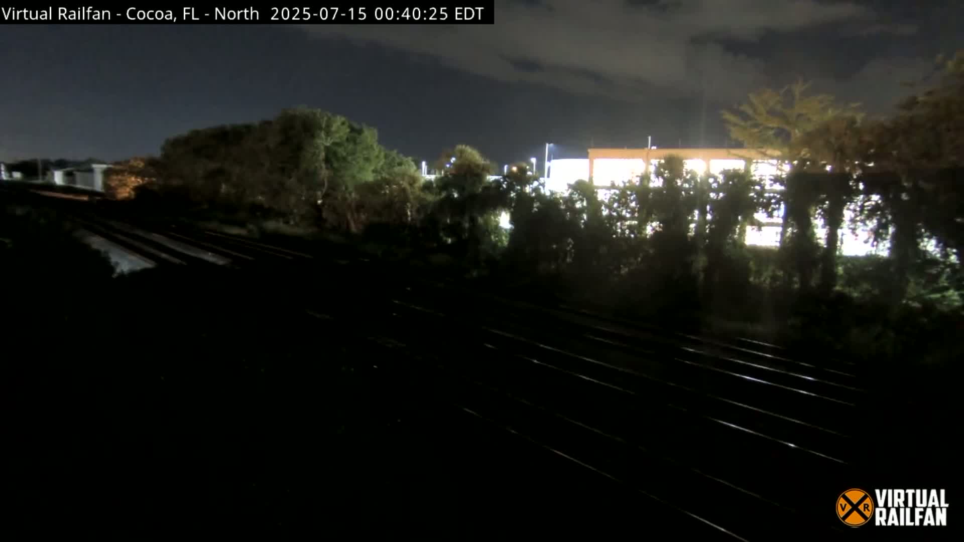 Cocoa, Florida East Coast Railway Brightline Live Cam - Cocoa, Brevard, Florida, USA