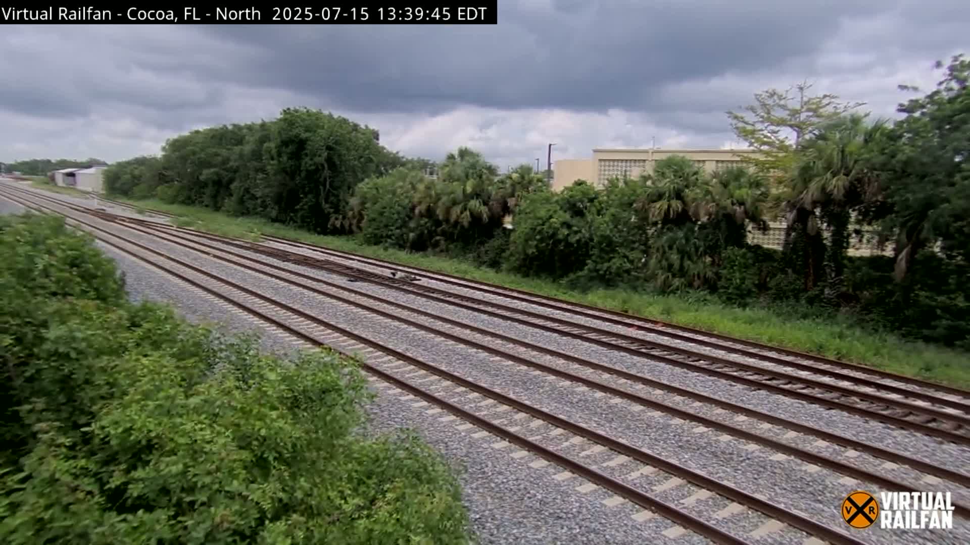 Cocoa, Florida East Coast Railway Brightline Live Cam - Cocoa, Brevard, Florida, USA