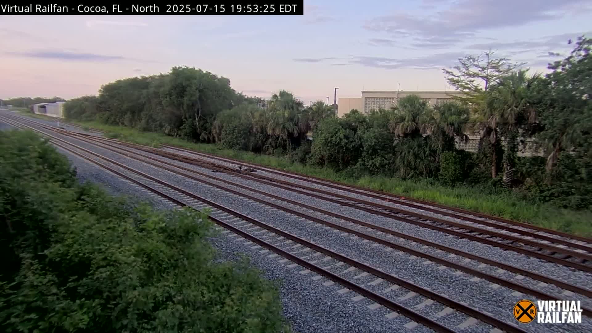 Cocoa, Florida East Coast Railway Brightline Live Cam - Cocoa, Brevard, Florida, USA