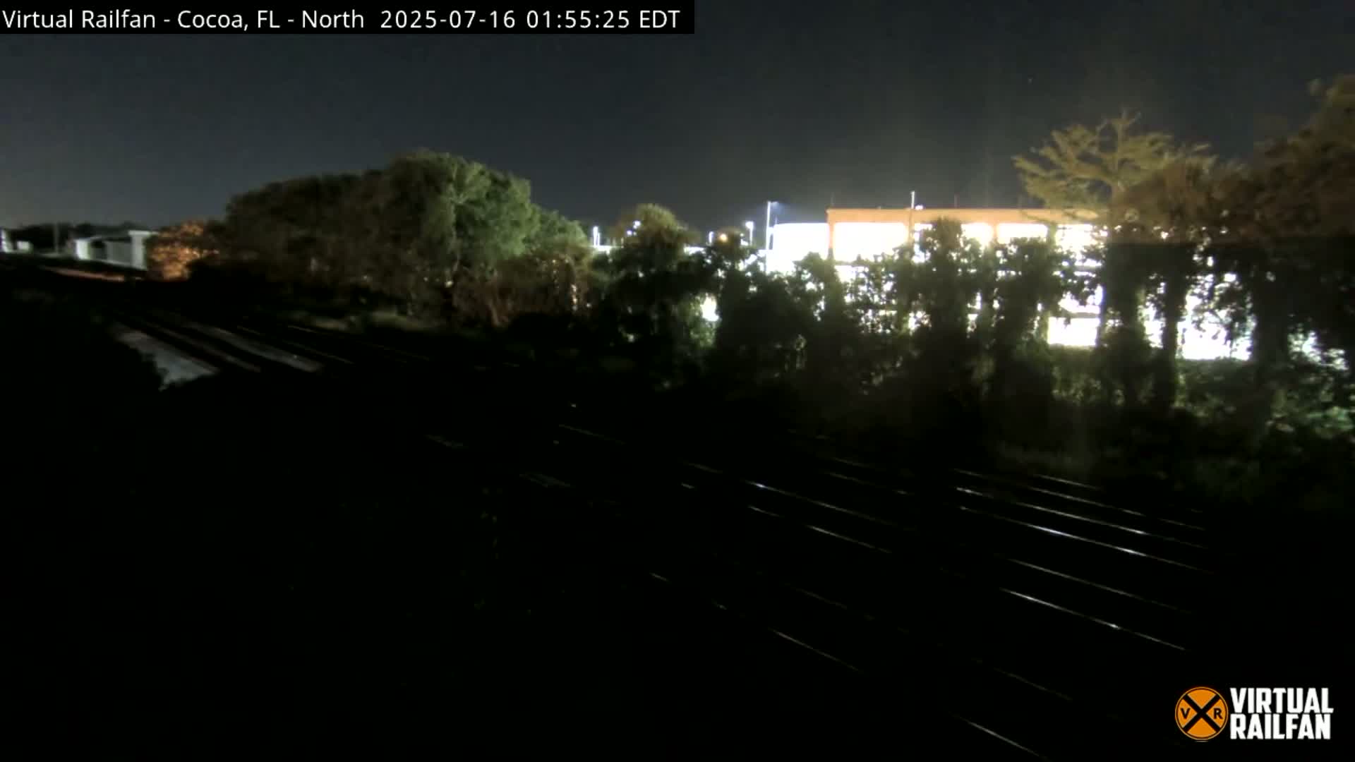 Cocoa, Florida East Coast Railway Brightline Live Cam - Cocoa, Brevard, Florida, USA