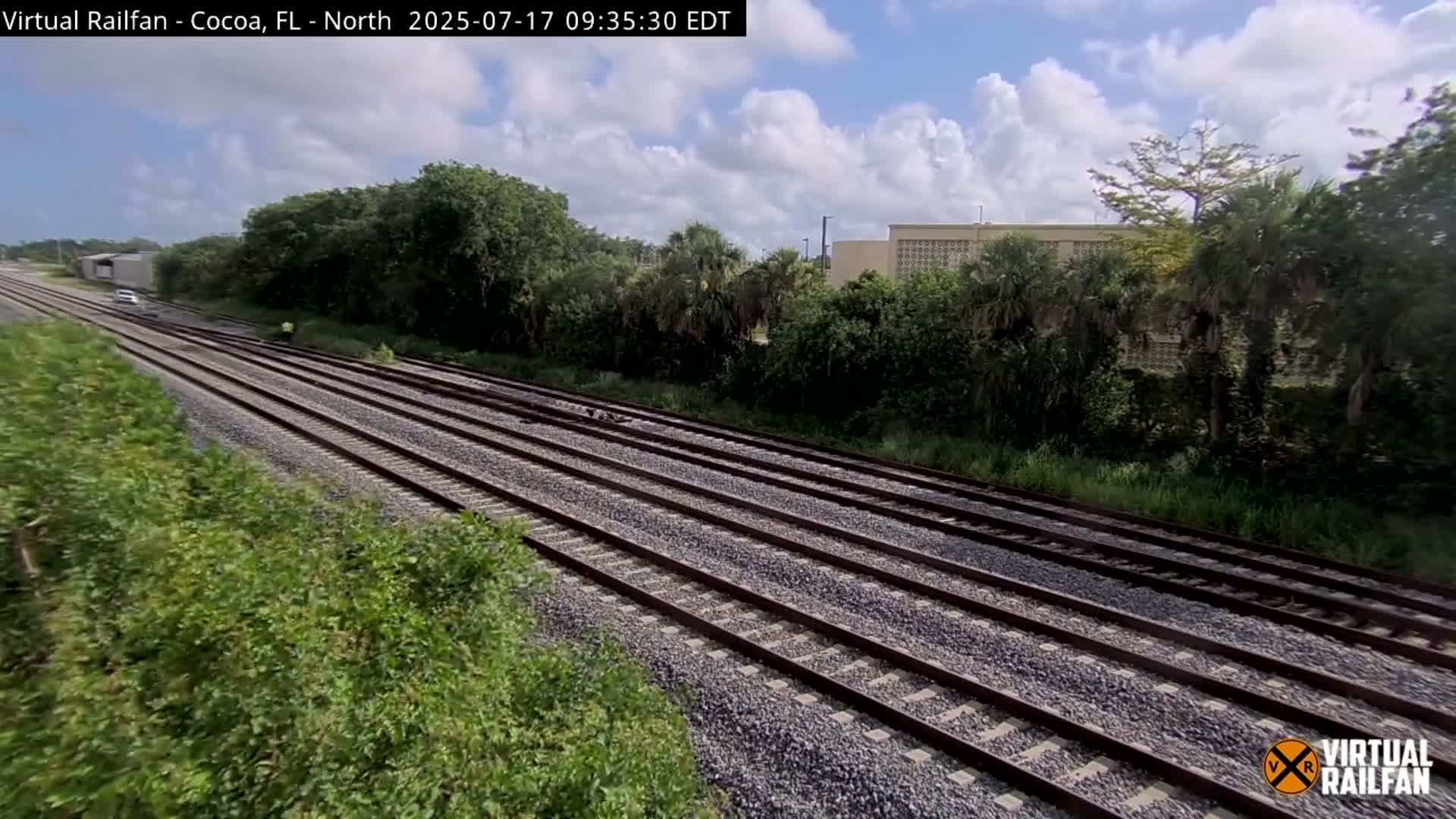 Cocoa, Florida East Coast Railway Brightline Live Cam - Cocoa, Brevard, Florida, USA