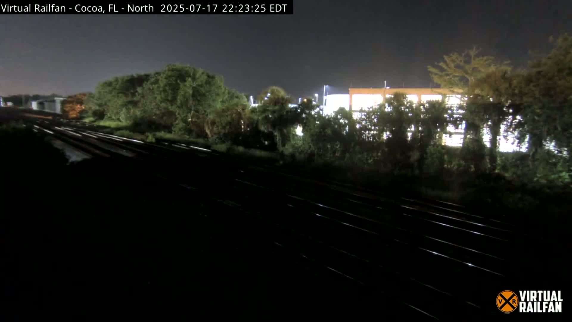 Cocoa, Florida East Coast Railway Brightline Live Cam - Cocoa, Brevard, Florida, USA