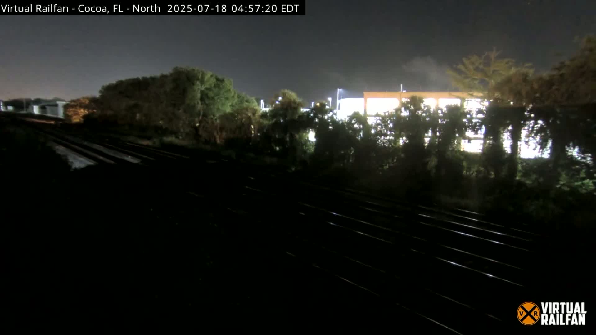 Cocoa, Florida East Coast Railway Brightline Live Cam - Cocoa, Brevard, Florida, USA
